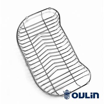 картинка Oulin корзина для посуды(фруктов) Ol-330L хром 